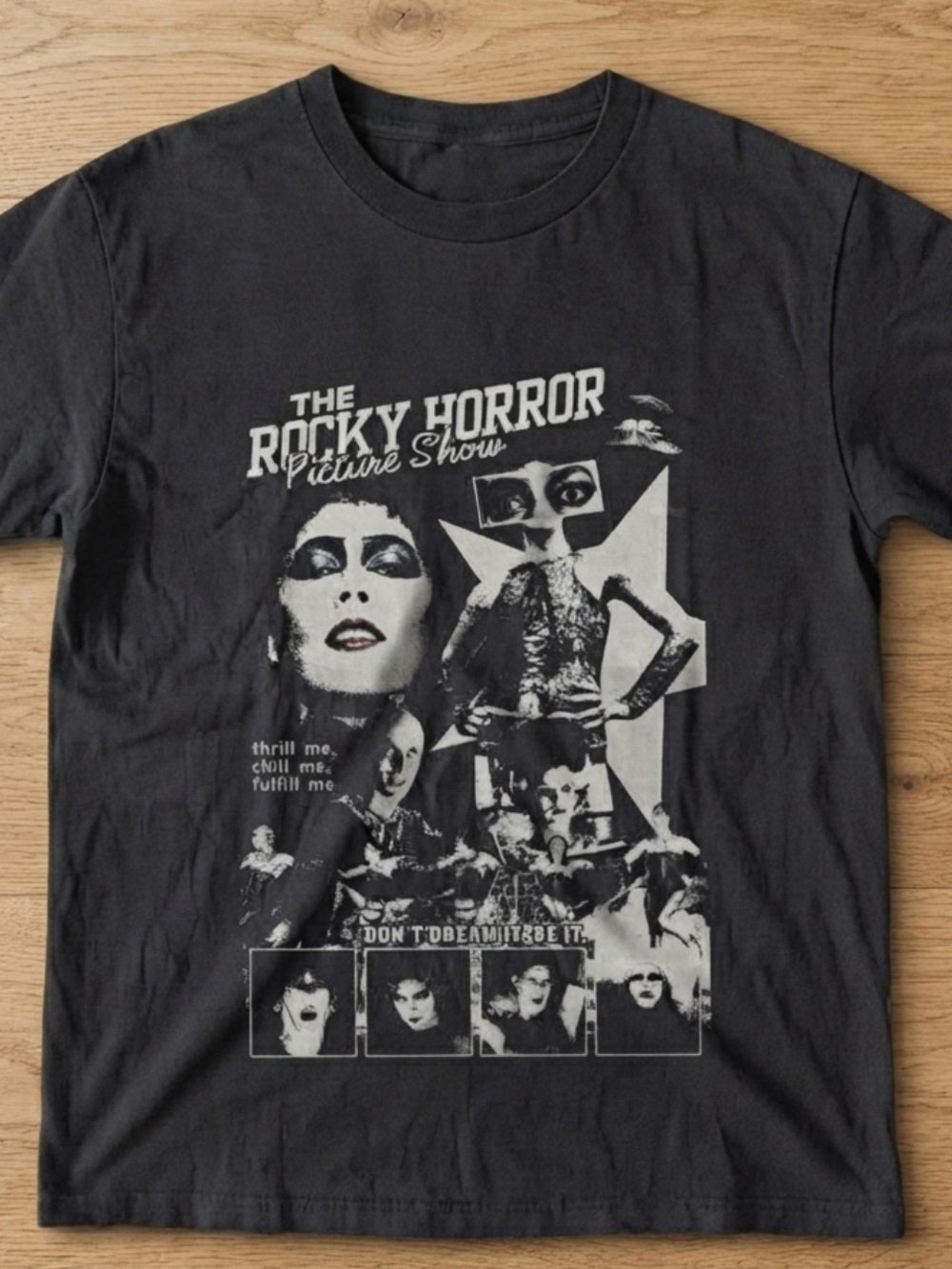 Gildan Black Rocky Horror Picture Show Graphic Tee